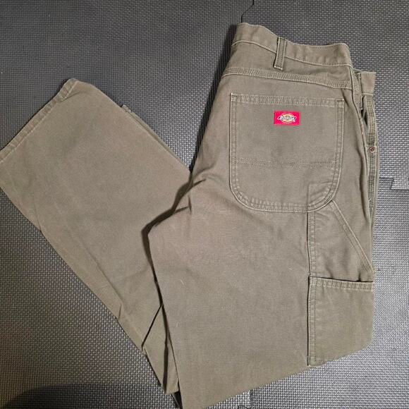Dark green denim dickies workwear Size 36x30 - Picture 1 of 4